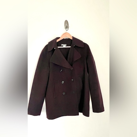 Vince Wool Peacoat Blazer Jacket Purple Women’s Size Large Pristine Condition - Picture 6 of 10